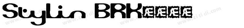 Stylin BRK字体转换